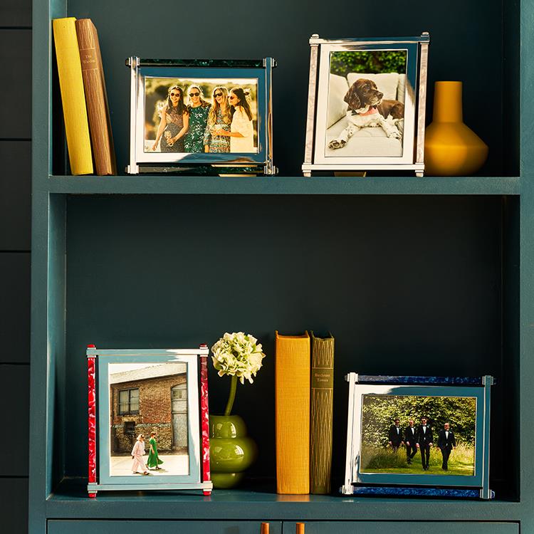 Emerald & Silver Acrylic Photo Frame - Image 2