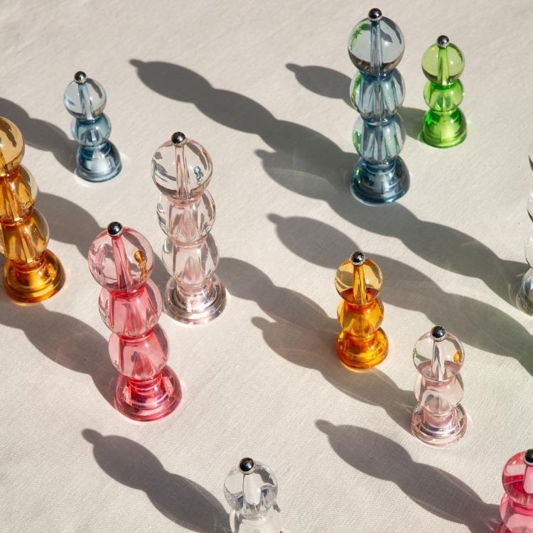 Amber Icy Bobbin Salt or Pepper Mill - Image 3