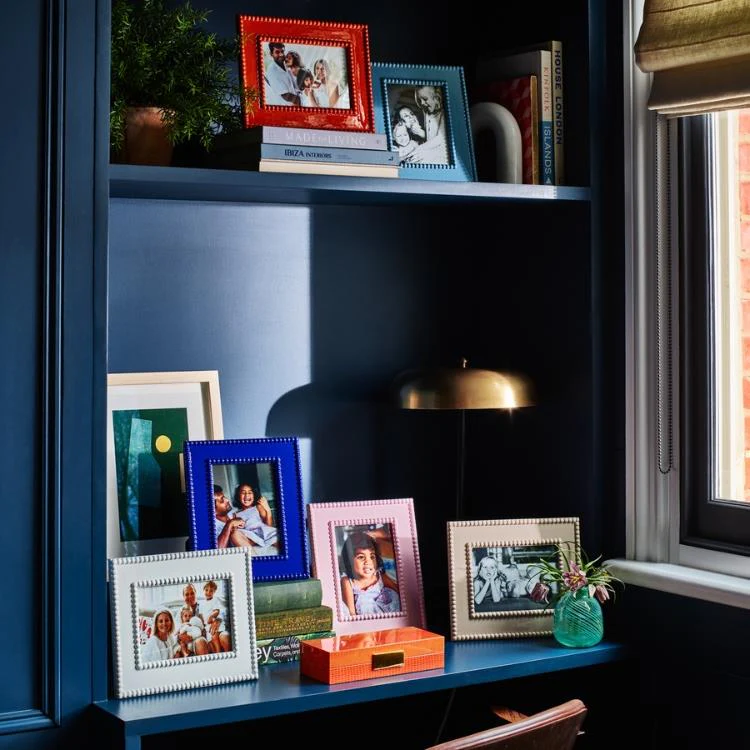 Aqua Bobbin Lacquer Photo Frame - Image 2