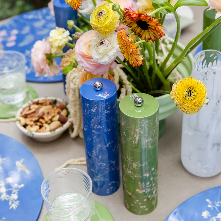 Blue Chinoiserie Salt or Pepper Mill - Image 2
