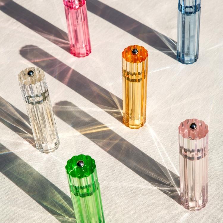 Clear Icy Flute Salt or Pepper Mill - Image 2
