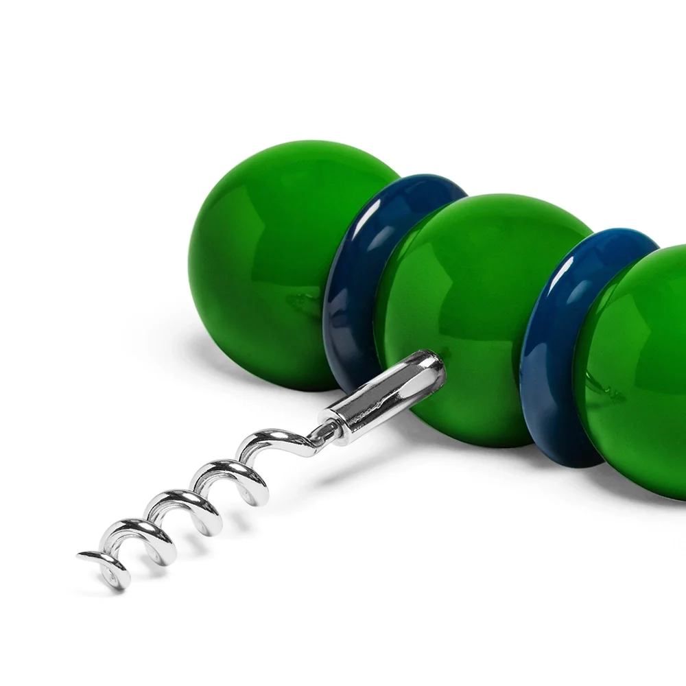 Bobbin Corkscrew Leaf Green & Navy - Image 5