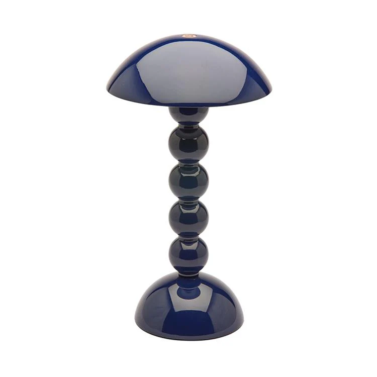 Navy Lacquer Rechargeable Bobbin LED Lamp