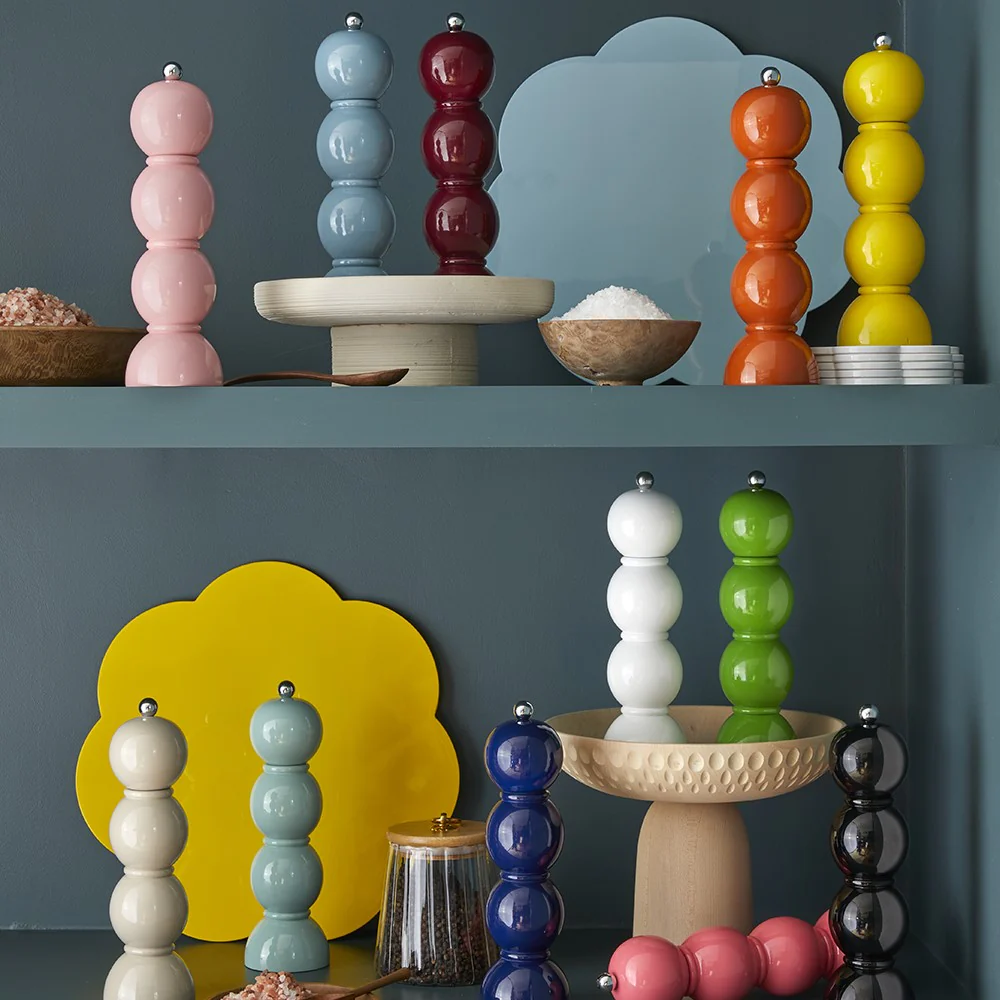 Cappuccino Bobbin Salt or Pepper Mill - Image 4