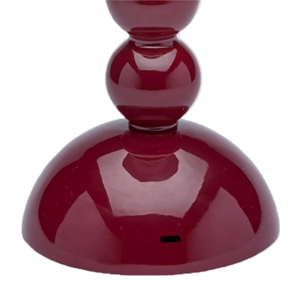 Cherry Lacquer Rechargeable Bobbin LED Lamp - Image 6