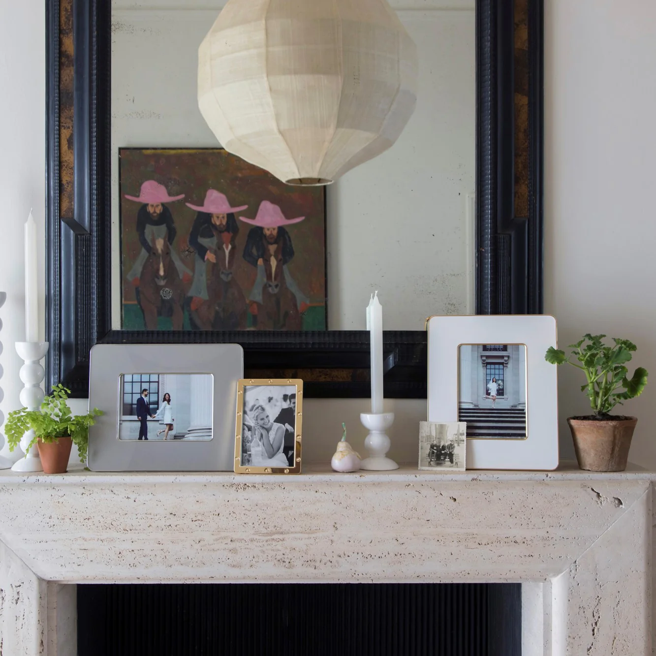 Chiffon & Gold Enamel Studio Photo Frame - Image 2