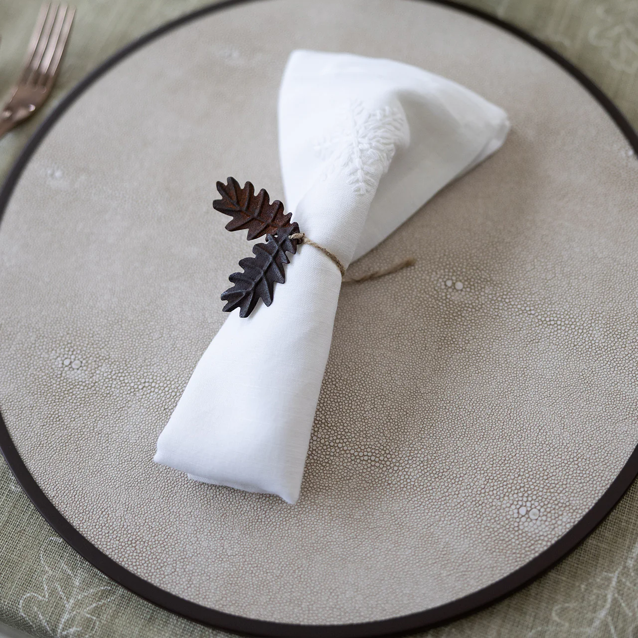 Ecru Placemats - Set of 4 - Image 5