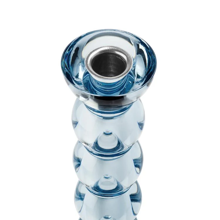 Icy Bobbin Candlestick Blue 23cm - Image 3