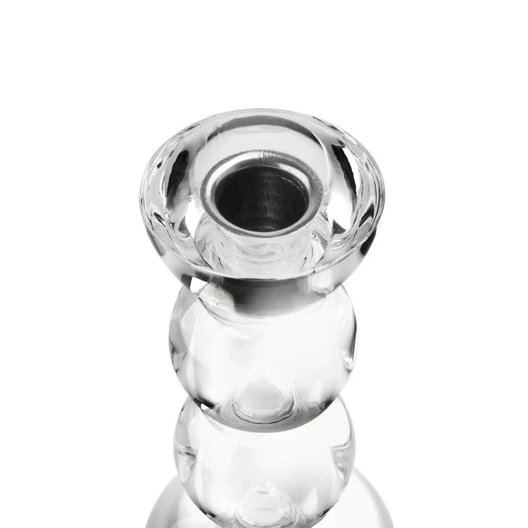 Icy Bobbin Candlestick Clear 14cm - Image 3