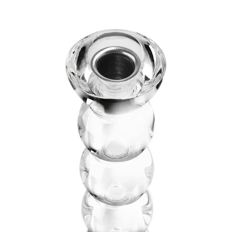 Icy Bobbin Candlestick Clear 23cm - Image 3