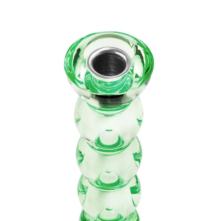 Icy Bobbin Candlestick Green 23cm - Image 3