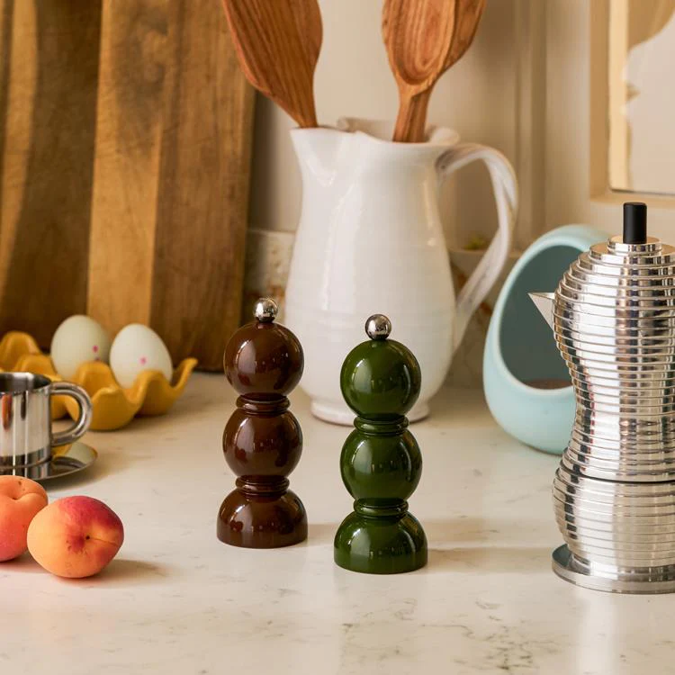 Khaki Mini Bob Salt or Pepper Mill - Image 4