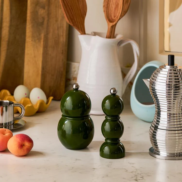 Khaki Mini Bob Salt or Pepper Mill - Image 5