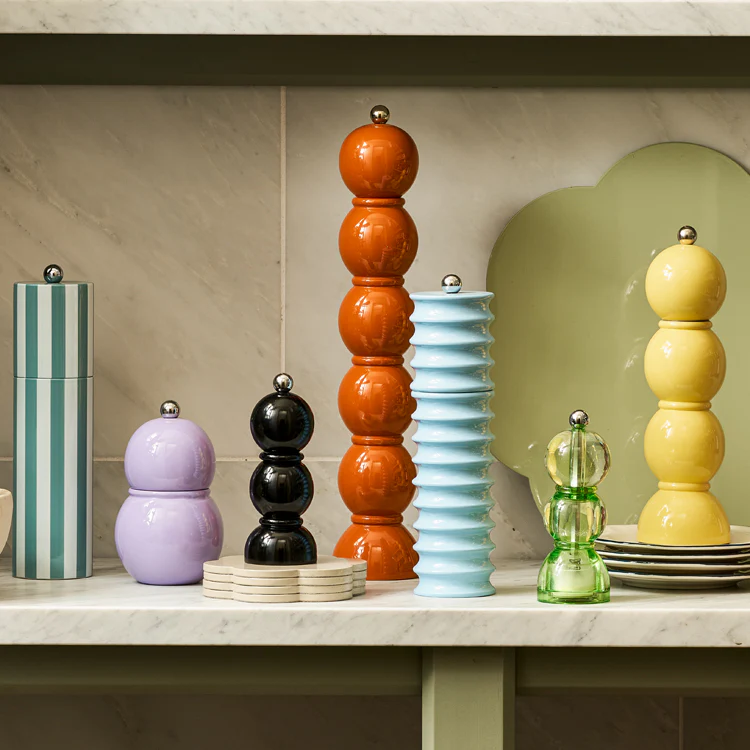 Green Icy Mini Bob Salt or Pepper Mill - Image 3