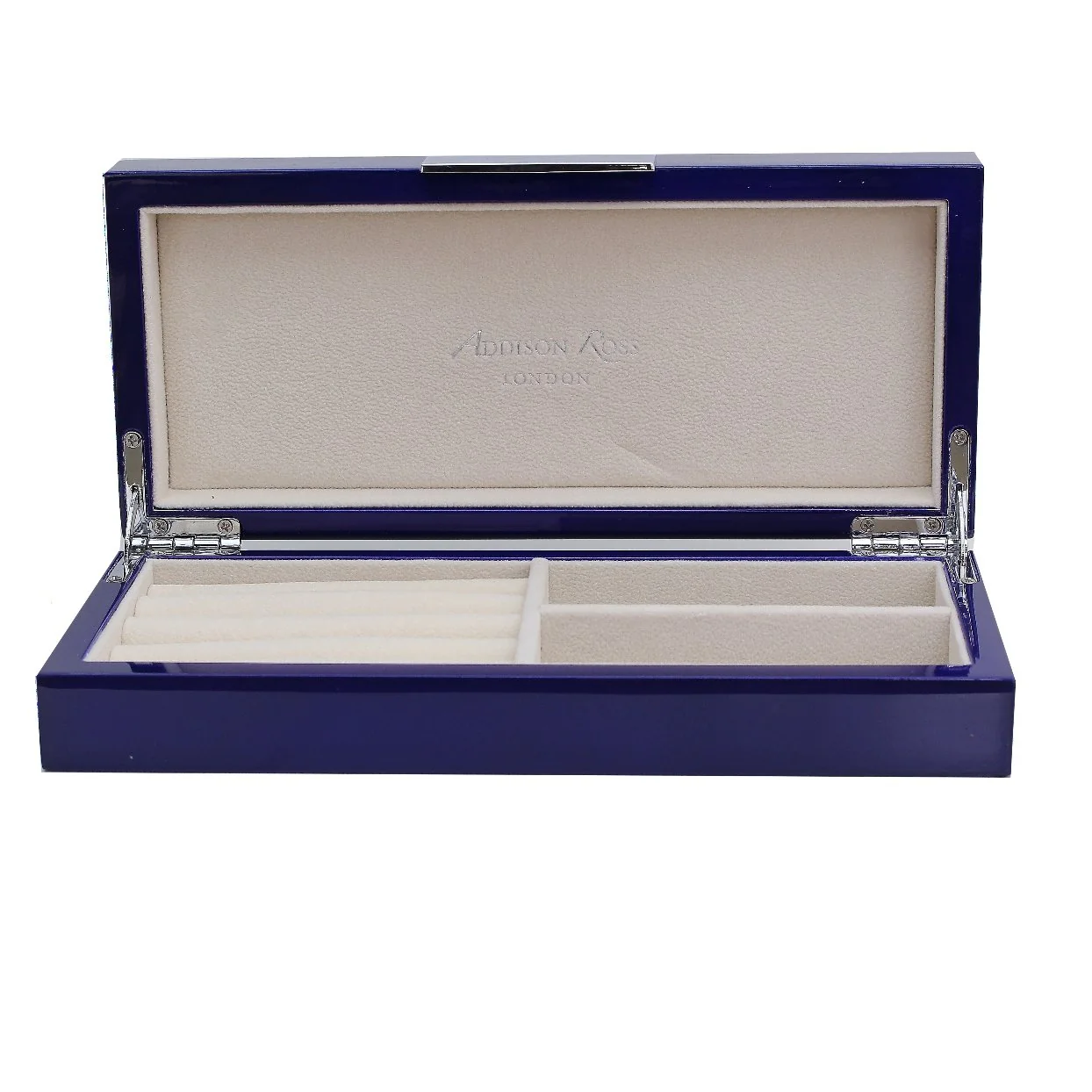 Navy Lacquer Box With Silver - Image 2