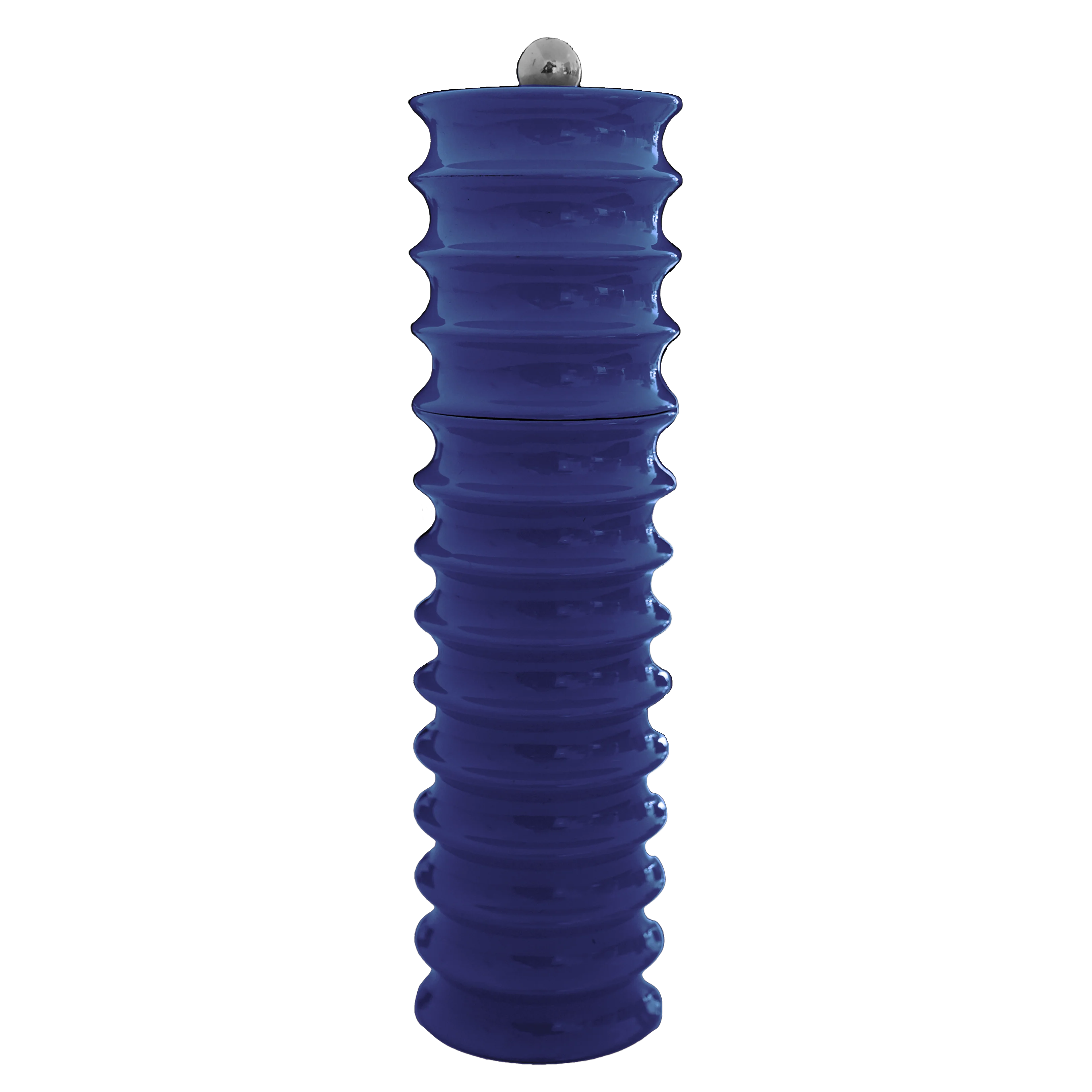 Navy Twister Salt and Pepper Mill