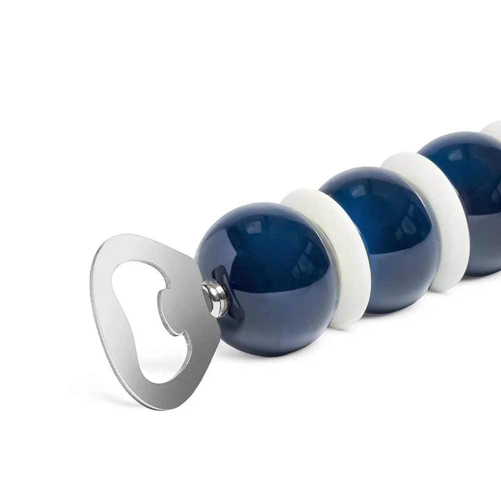 Navy & White Bobbin Bottle Opener - Image 4