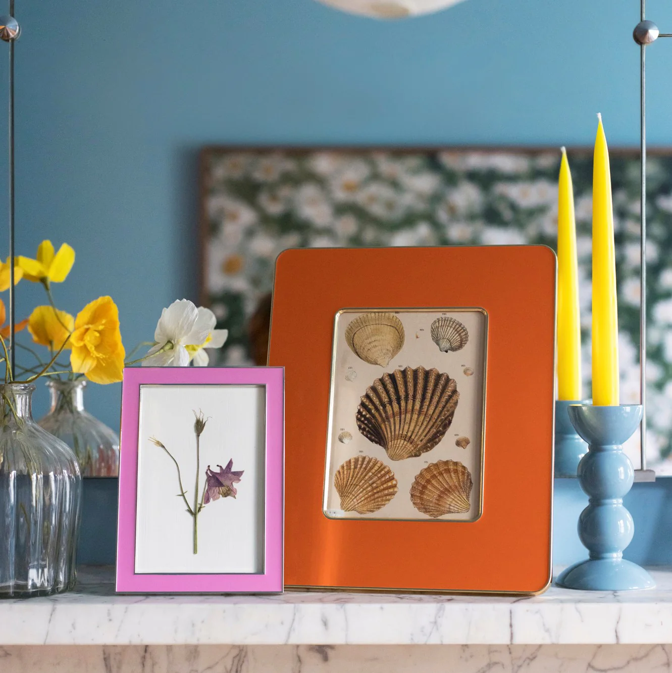 Orange & Gold Enamel Studio Photo Frame - Image 2