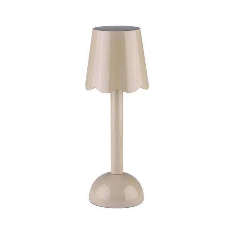 Cappuccino Scallop Rechargeable LED Lamp