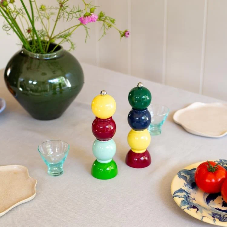 Yellow Multi Bob Salt or Pepper Mill - Image 2